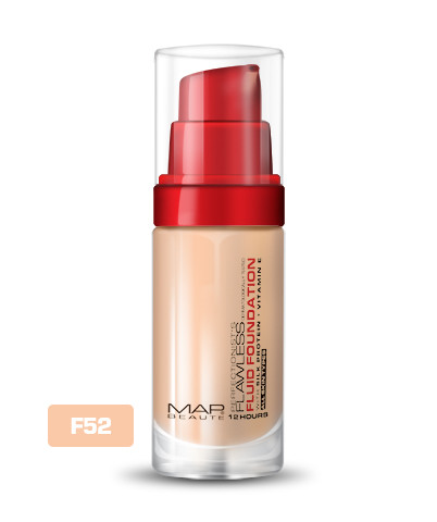 کرم پودر شیشهای مپ بوته مدل Flawless
