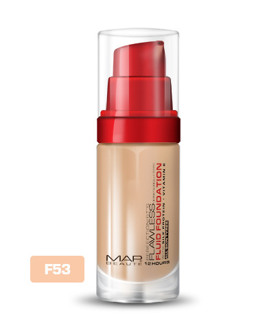 کرم پودر شیشهای مپ بوته مدل Flawless