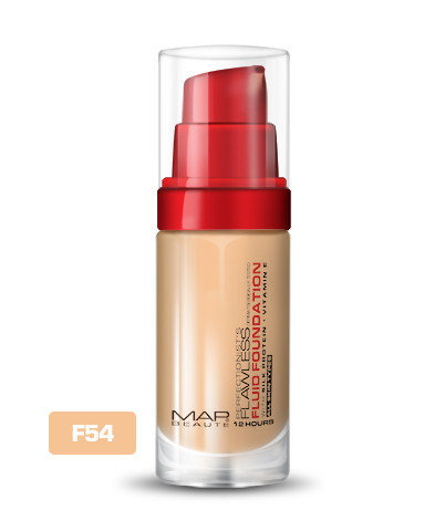کرم پودر شیشهای مپ بوته مدل Flawless