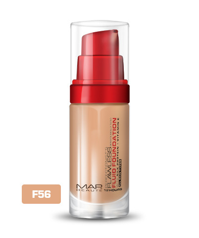 کرم پودر شیشهای مپ بوته مدل Flawless