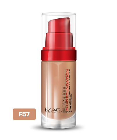 کرم پودر شیشهای مپ بوته مدل Flawless