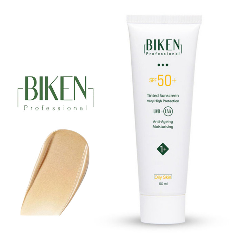 کرم ضد آفتاب رنگی بیکن پوست چرب +SPF50