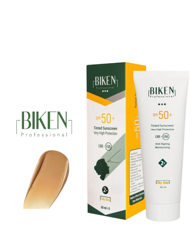 کرم ضد آفتاب رنگی بیکن پوست چرب +SPF50