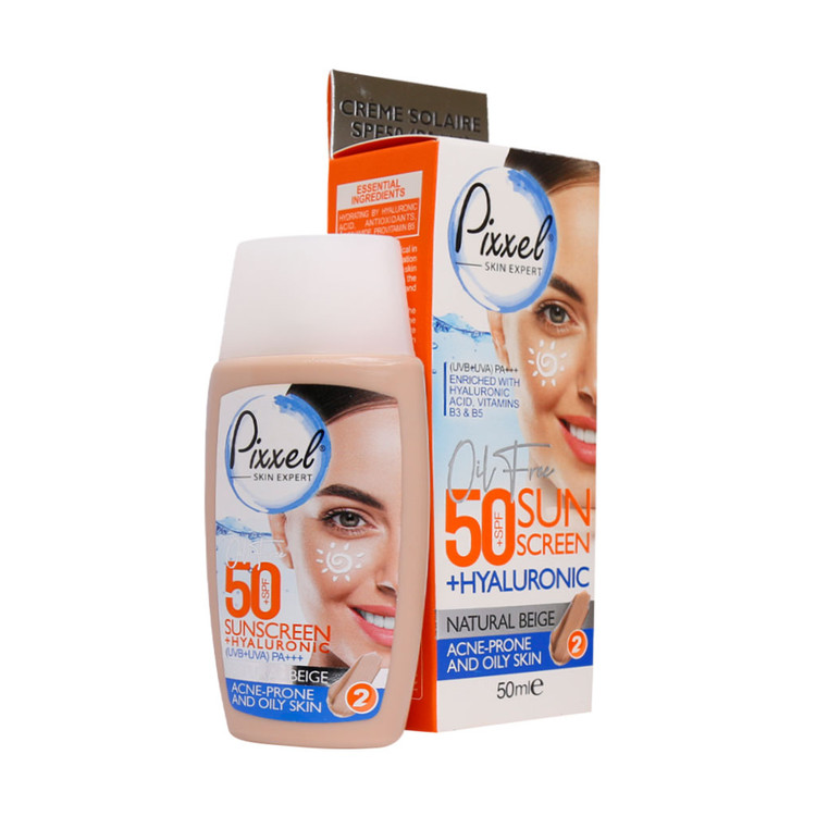 کرم ضد آفتاب پیکسل +SPF50 پوس چرب و جوش دار و مختلط