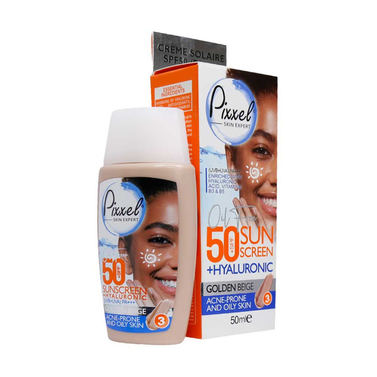 کرم ضد آفتاب پیکسل +SPF50 پوس چرب و جوش دار و مختلط