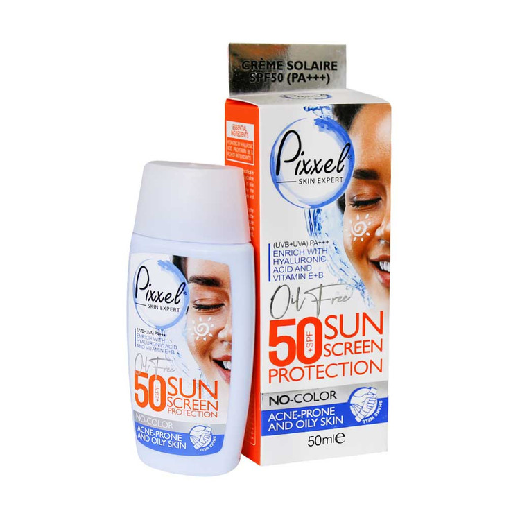 کرم ضد آفتاب پیکسل +SPF50 پوس چرب و جوش دار و مختلط