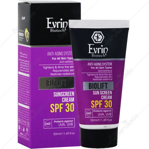 کرم ضد آفتاب ضد چروک SPF30 بایولیفت اورین