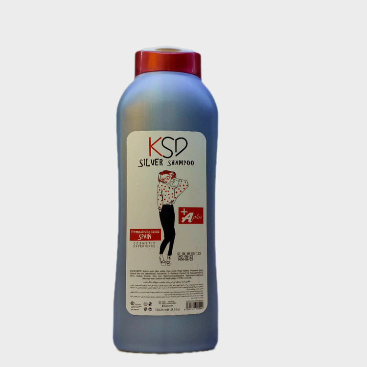 شامپو سیلور ضد زردی KSD مناسب موهای رنگ شده