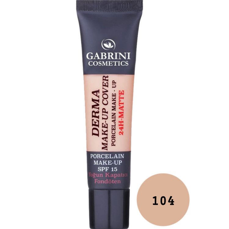 کرم پودر مات گابرینی 24 ساعته مدل Derma با حجم 40 میل