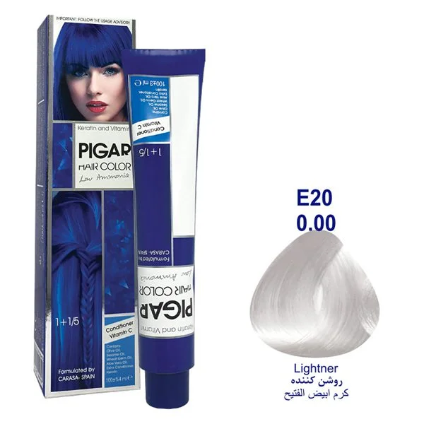 رنگ مو پیگار روشن کننده شماره 00.0 E20 Pigar