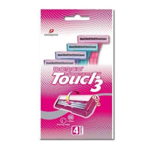 خودتراش زنانه سه لبه دورکو مدل Touch 3 ( بسته 4 عددی )