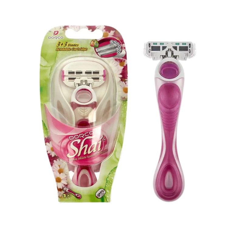 خودتراش 6 لبه زنانه دورکو مدل Shai ( به همراه 1 تیغ یدک )