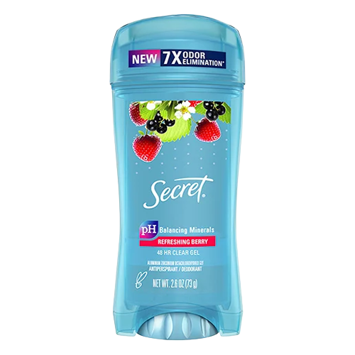 استیک ضد تعریق ژله ای زنانه سکرت مدل رفرشینگ بری refreshing berry حجم 73 گرم