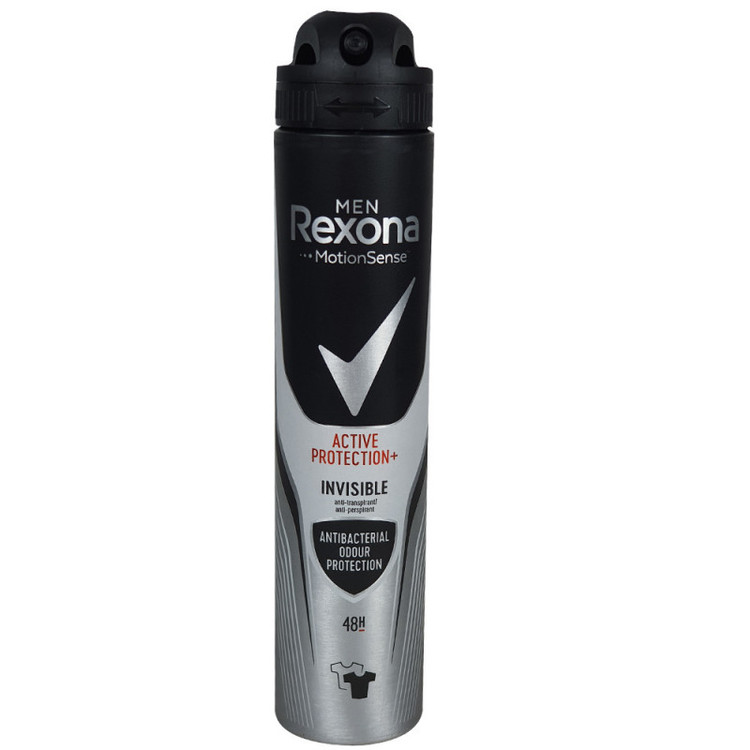 اسپری ضد تعریق مردانه رکسونا مدل ACTIVE PROTECTION INVISIBLE حجم 200 میل