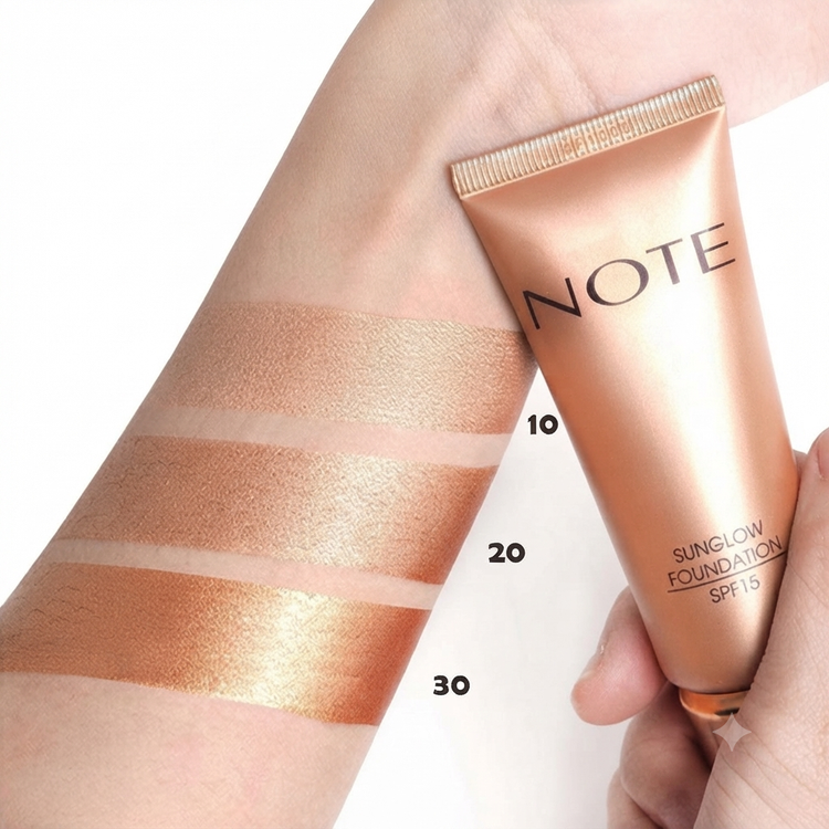 کرم پودر برنزه درخشان نوت با SPF15