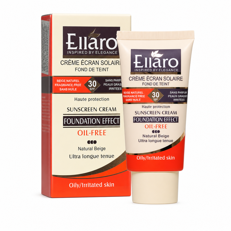 کرم ضد آفتاب فاقد چربی الارو SPF30 با پوشش کرم پودری